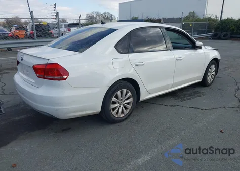 2013 Volkswagen Passat S from USA, damaged, VIN 1VWAH7A33DC107558